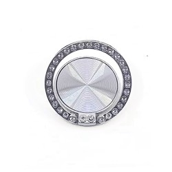 Ring Bracket for All Smartphones 360° Rotation Silver